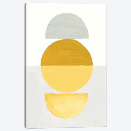 In Between I Yellow Canvas Print #NAI420} by Danhui Nai Canvas Art Print