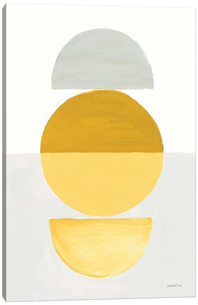 In Between I Yellow Canvas Art Print - Danhui Nai