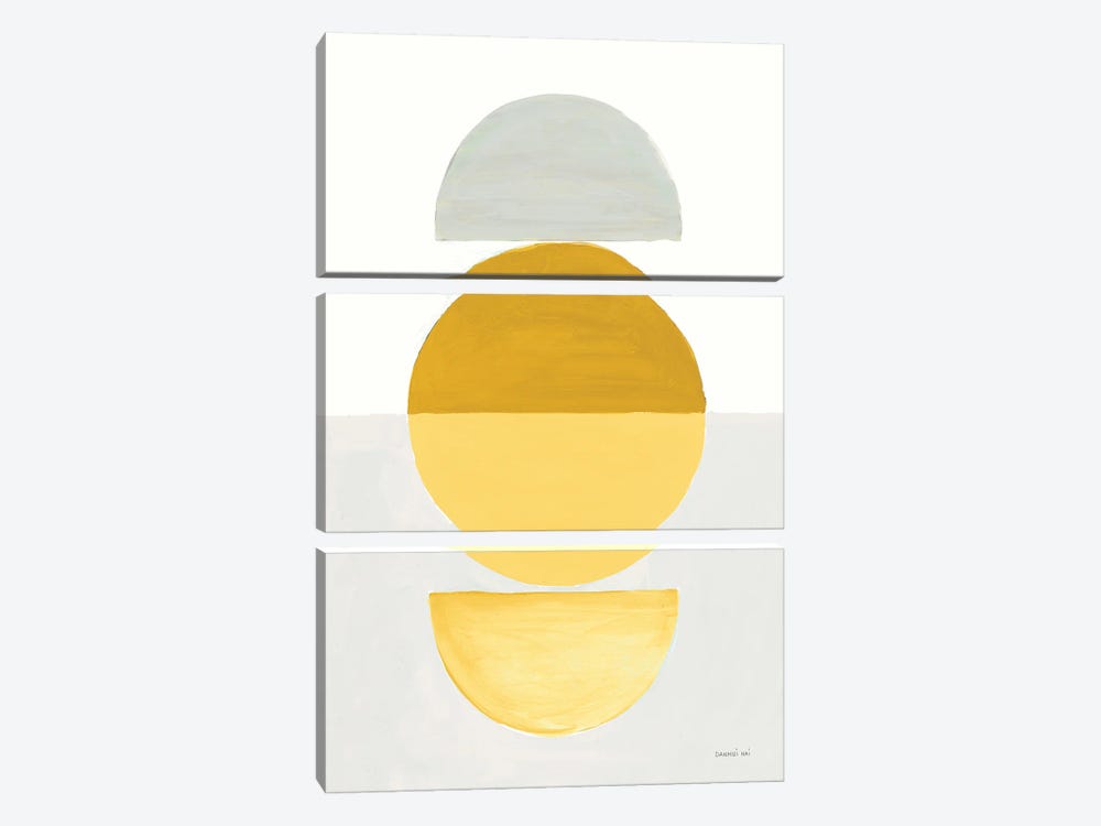 In Between I Yellow by Danhui Nai 3-piece Art Print