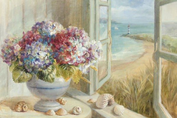 Danhui Nai: Coastal Hydrangea by Danhui Nai