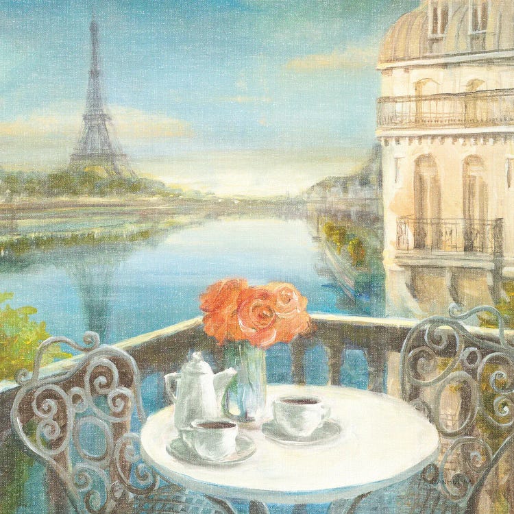 Morning on the Seine Crop by Danhui Nai wall art