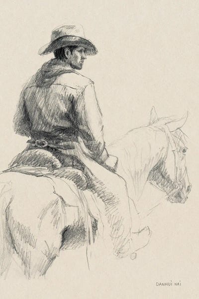 Western Décor: Home On The Range I by Danhui Nai