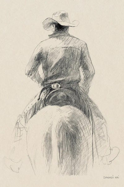 Western Décor: Home On The Range II by Danhui Nai