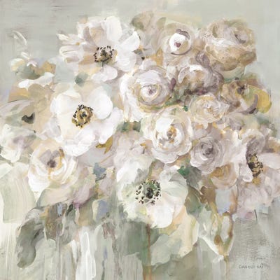 Blushing Bouquet Neutral by Danhui Nai art print