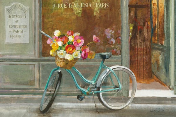 French Country Décor: French Flowershop II by Danhui Nai