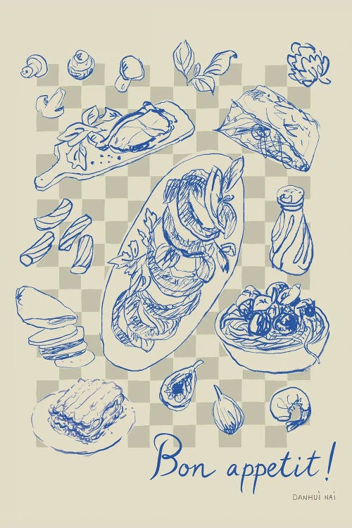 Italiano II by Danhui Nai wall art