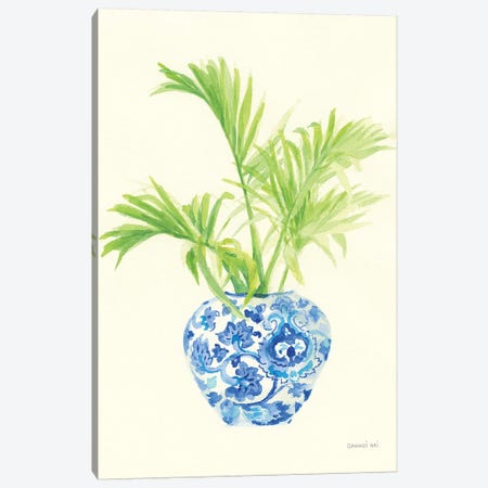 Palm Chinoiserie II Canvas Print #NAI70} by Danhui Nai Canvas Art Print