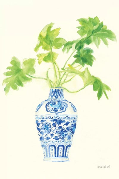 Danhui Nai: Palm Chinoiserie III by Danhui Nai