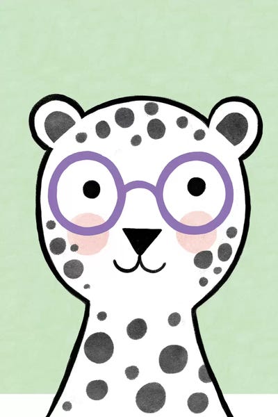 Natalie Miles: Baby Colorful Glasses I by Natalie Miles