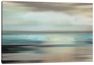 Shimmering Sea Canvas Art Print - Transitional Décor