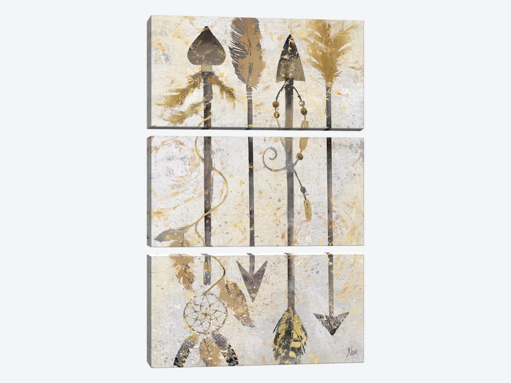 Tribal Arrows by Nan 3-piece Art Print
