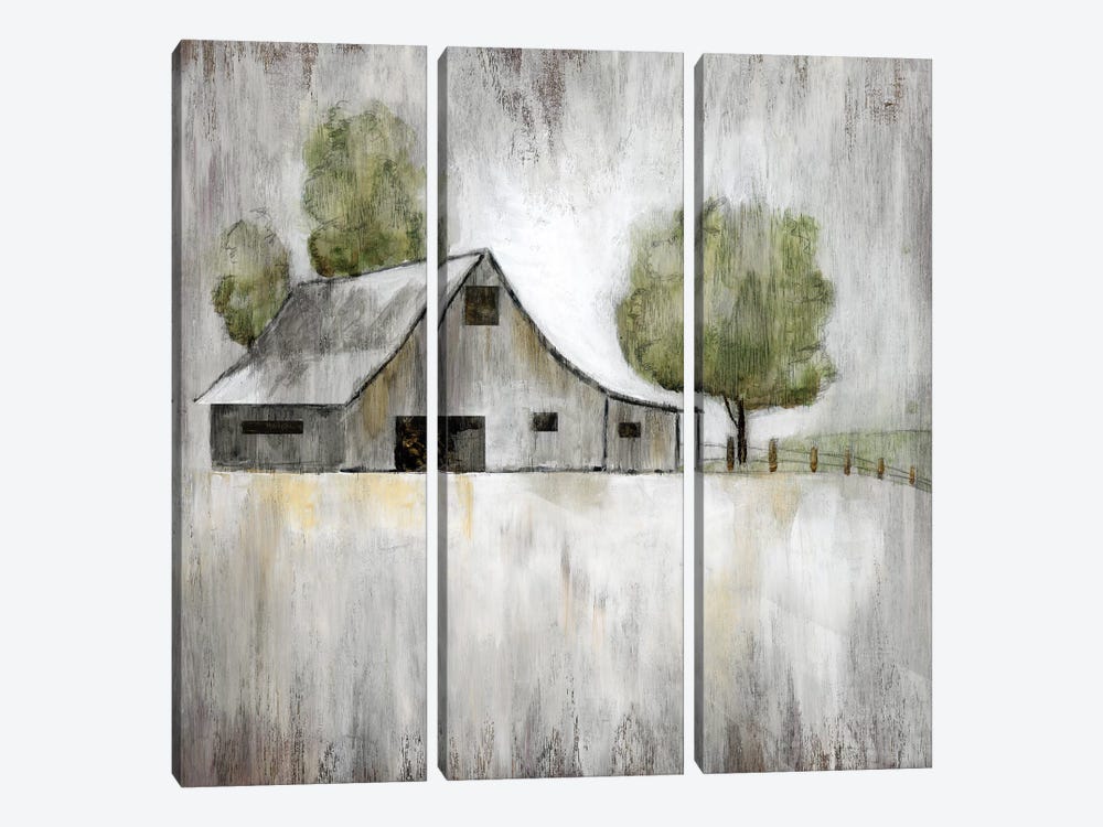 Weathered Barn by Nan 3-piece Canvas Art