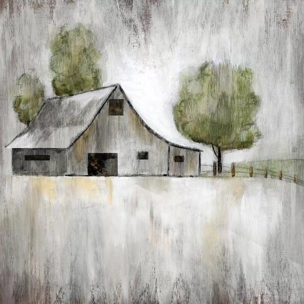 Farms: Weathered Barn by Nan