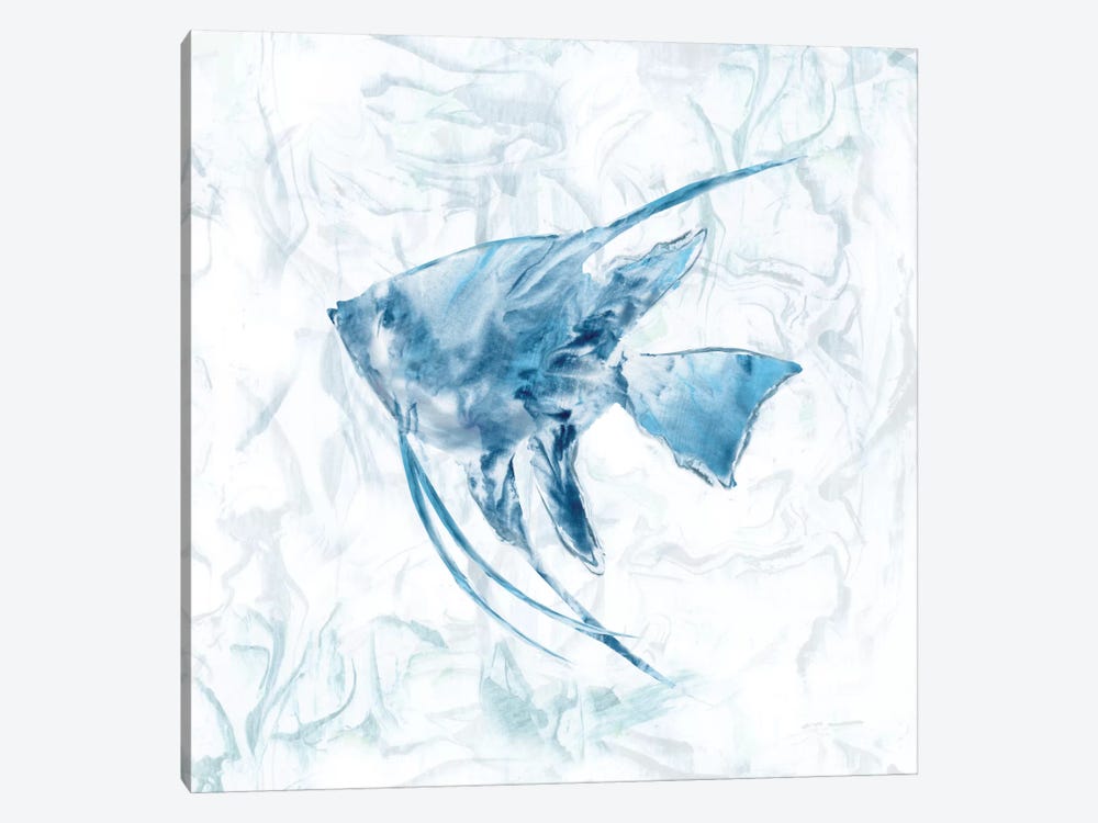 Blue Marble Tropical Fish by Nan 1-piece Art Print