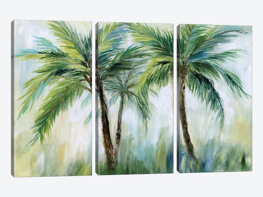 Palm Sensation by Nan 3-piece Canvas Print