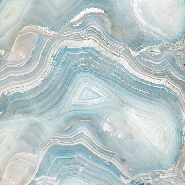 Agates, Geodes & Minerals: Agate in Blue I by Nan