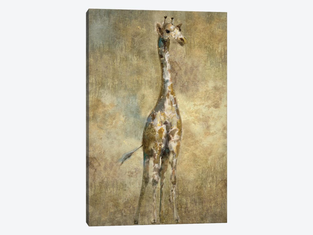 Summer Safari Giraffe by Nan 1-piece Canvas Art Print