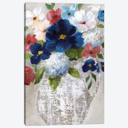 Linen Bouquet II Canvas Print #NAN229} by Nan Canvas Art