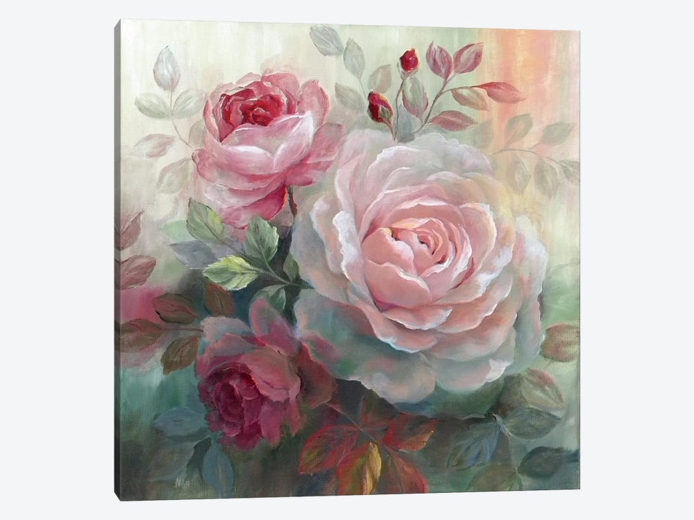 White Roses II by Nan 1-piece Art Print