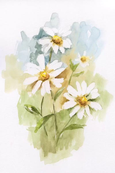 European Décor: Wild Daisy I by Nan