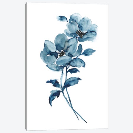 Blue Botanique I Canvas Print #NAN250} by Nan Art Print