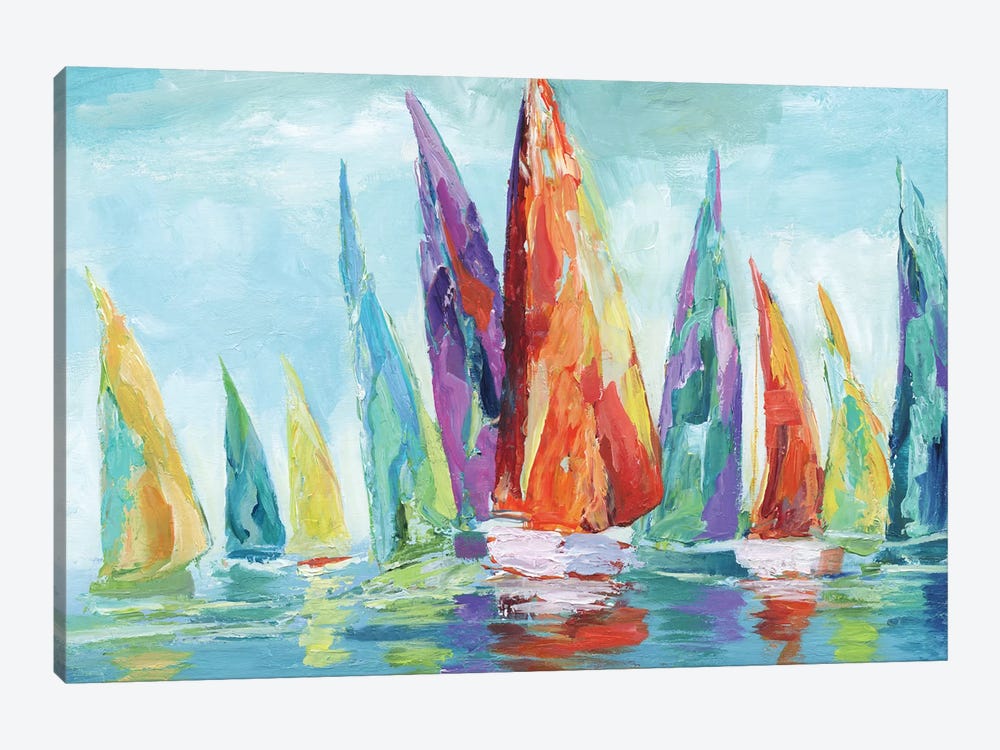Fine Day Sailing I by Nan 1-piece Canvas Art