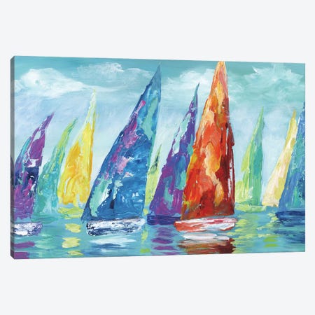 Fine Day Sailing II Canvas Print #NAN262} by Nan Canvas Art