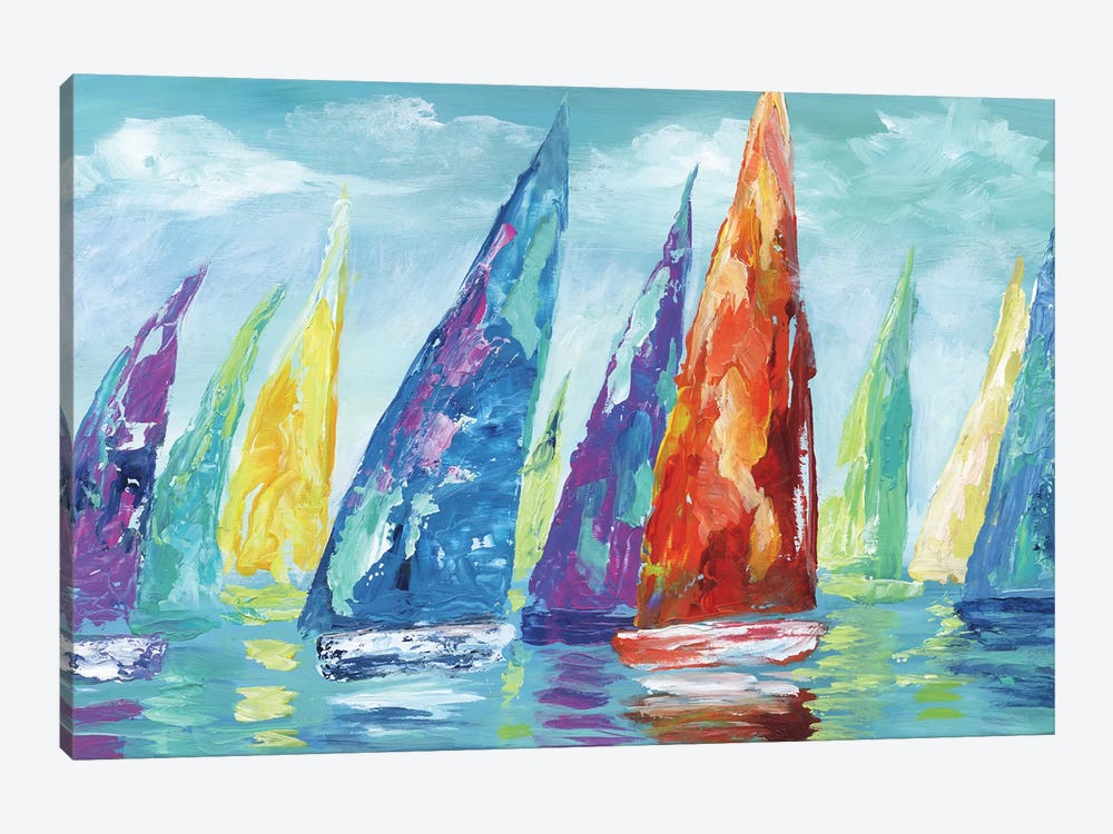 Fine Day Sailing II by Nan 1-piece Canvas Art Print