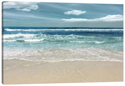 Symphony Of The Sea Canvas Art Print - Sandy Beach Art