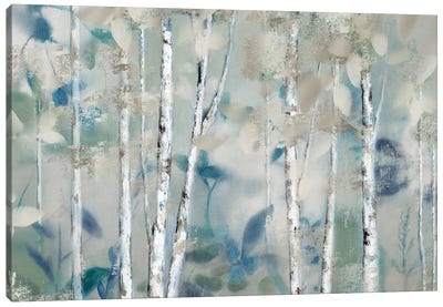 Zen Forest I Canvas Art Print - Birch Tree Art