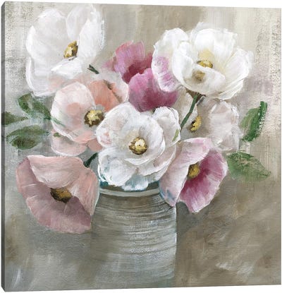 Blooming and Blushing Canvas Art Print - Nan