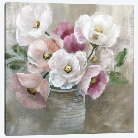Blooming and Blushing Canvas Print #NAN323} by Nan Art Print