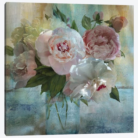 Peony Bouquet I Canvas Print #NAN339} by Nan Canvas Wall Art