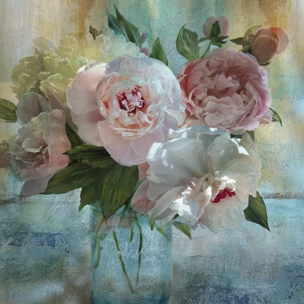 Granny Chic: Peony Bouquet I by Nan