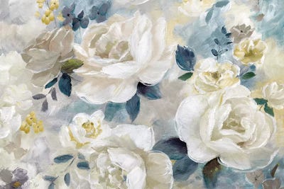 Simple Bright and Bold by Nan framed canvas print