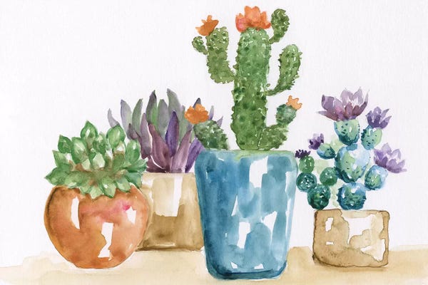 Nan: Summer Succulents II by Nan