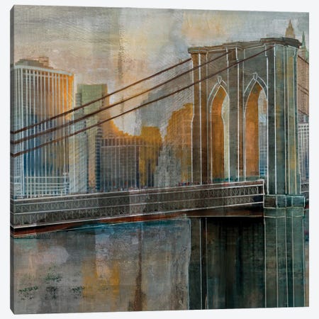 Brooklyn Bridge Canvas Print #NAN376} by Nan Canvas Print