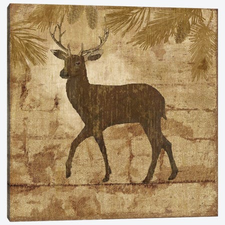 Country Deer Canvas Print #NAN385} by Nan Canvas Wall Art