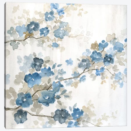 Dogwood in Blue I Canvas Print #NAN387} by Nan Canvas Wall Art