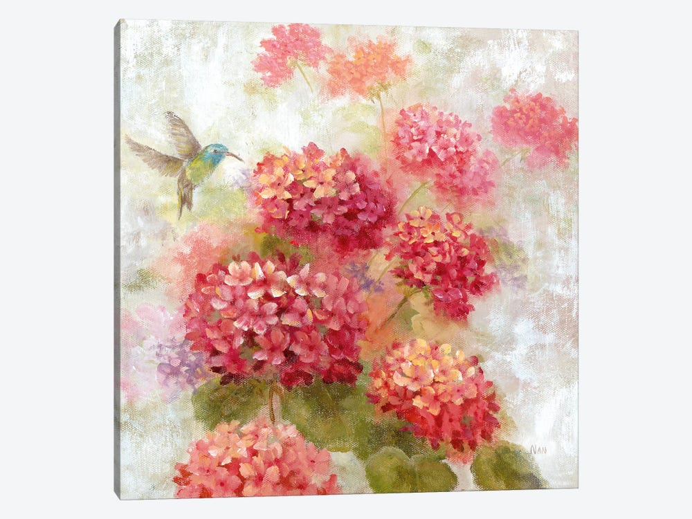 Hummingbird Garden I by Nan 1-piece Art Print