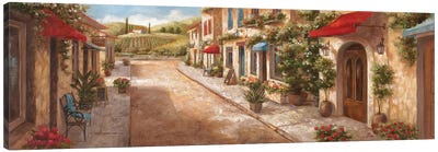 Italian Village II Canvas Art Print - Panoramic Cityscapes