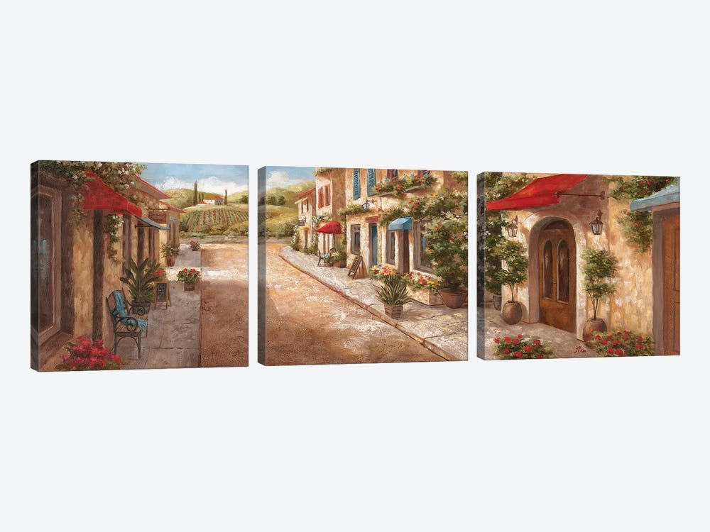 Italian Village II by Nan 3-piece Canvas Artwork