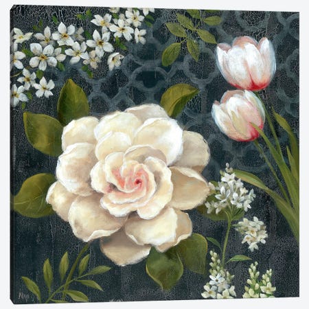 Midnight Garden I Canvas Print #NAN422} by Nan Canvas Artwork