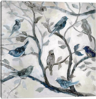 Morning Song II Canvas Art Print - Bird Art