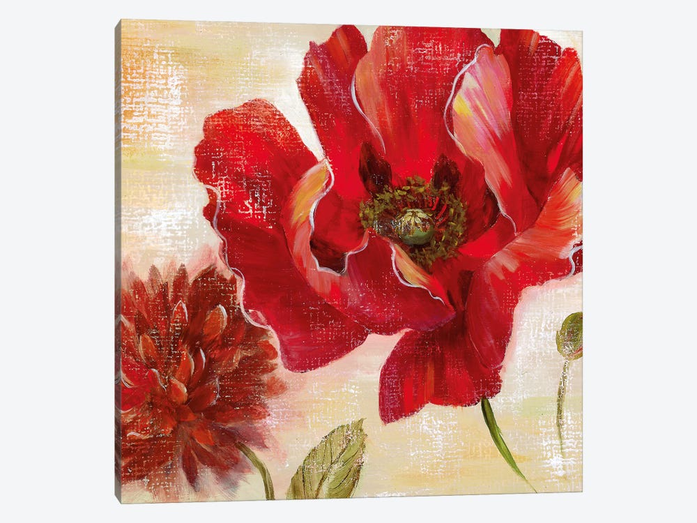 Passion for Poppies II by Nan 1-piece Art Print