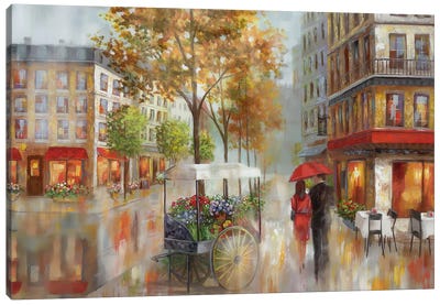 Romantic Promenade I Canvas Art Print - Nan