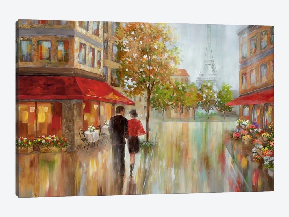 Romantic Promenade II by Nan 1-piece Canvas Art Print