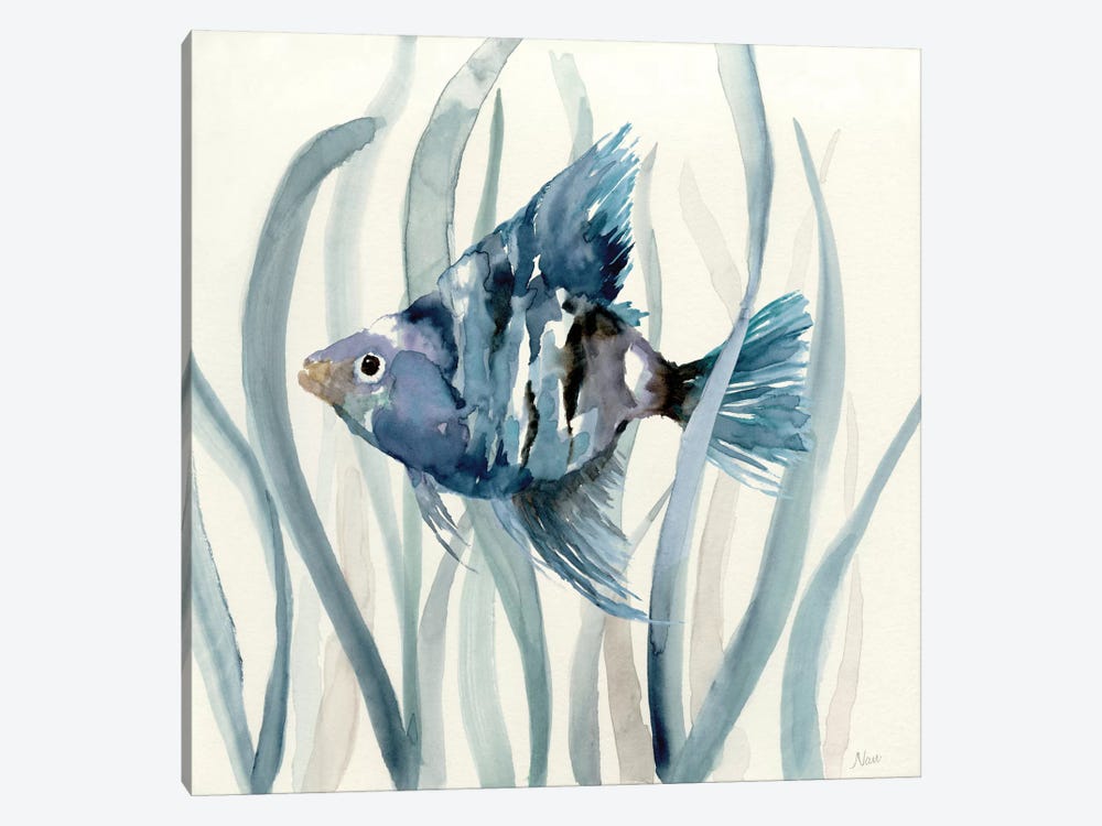 Fish in Seagrass II by Nan 1-piece Canvas Print