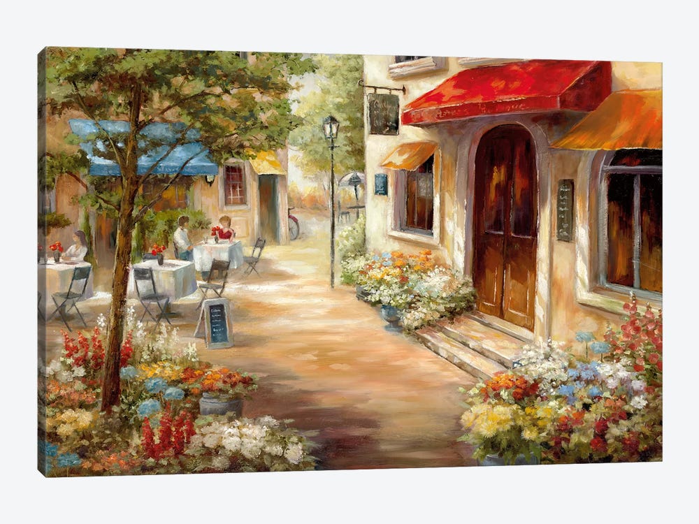Café Afternoon III by Nan 1-piece Canvas Art