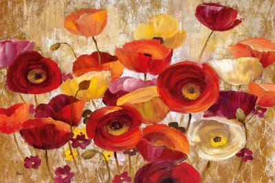 Holland's Garden by Nan framed canvas print